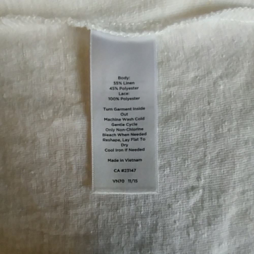 Talbots Linen top - Picture 4 of 4